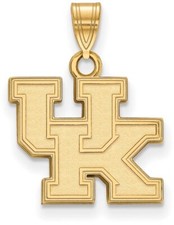 10K Yellow Gold University of Kentucky Small Pendant by LogoArt (1Y002UK)