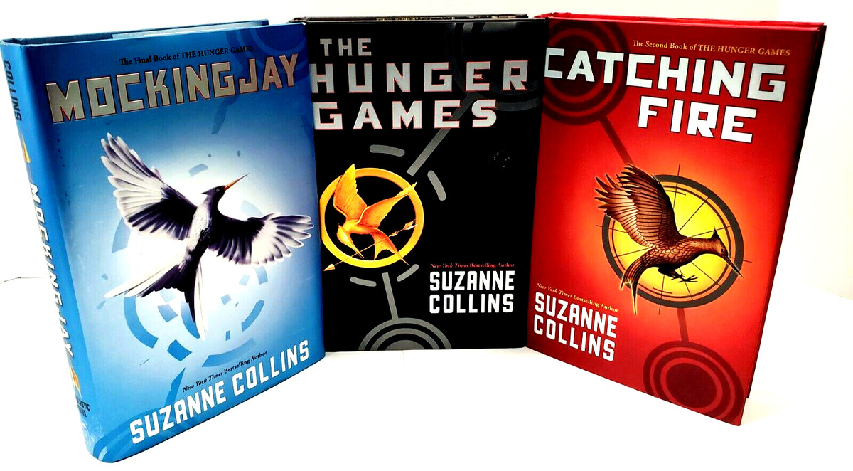 Hunger Games book set by Suzanne Collins, Hardcover