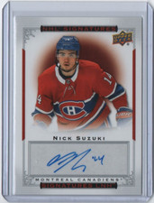 2021-22 TIM HORTONS COLLECTOR'S SERIES NICK SUZUKI NHL SIGNATURES REDEMPTION SSP