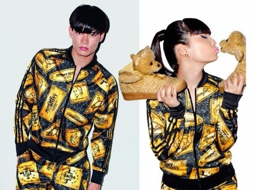 Adidas Originals ObyO Jeremy Scott GOLD PLAQUE TRACKSUIT PANTS TROUSERS KINGSMAN - 第 1/6 張圖片