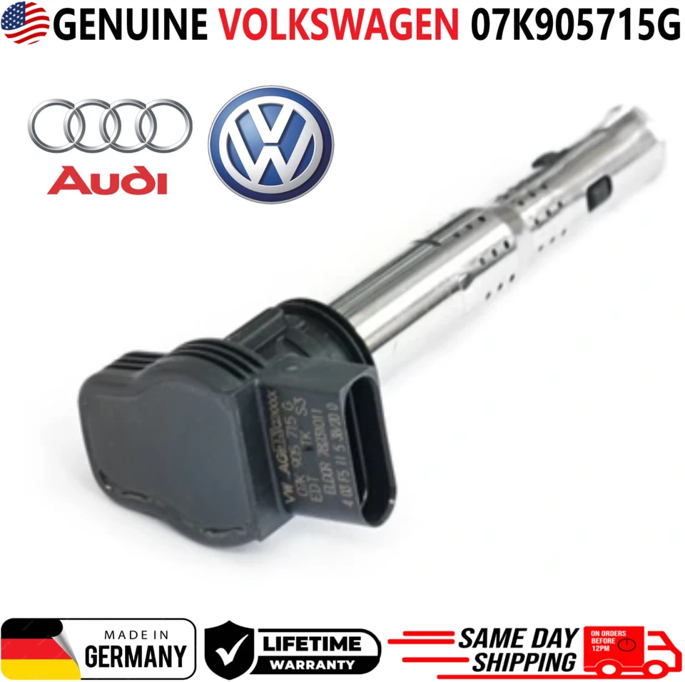 Bobinas de encendido originales OEM para Volkswagen y Audi 2005-2015, 07K905715G Foto 2 de 4