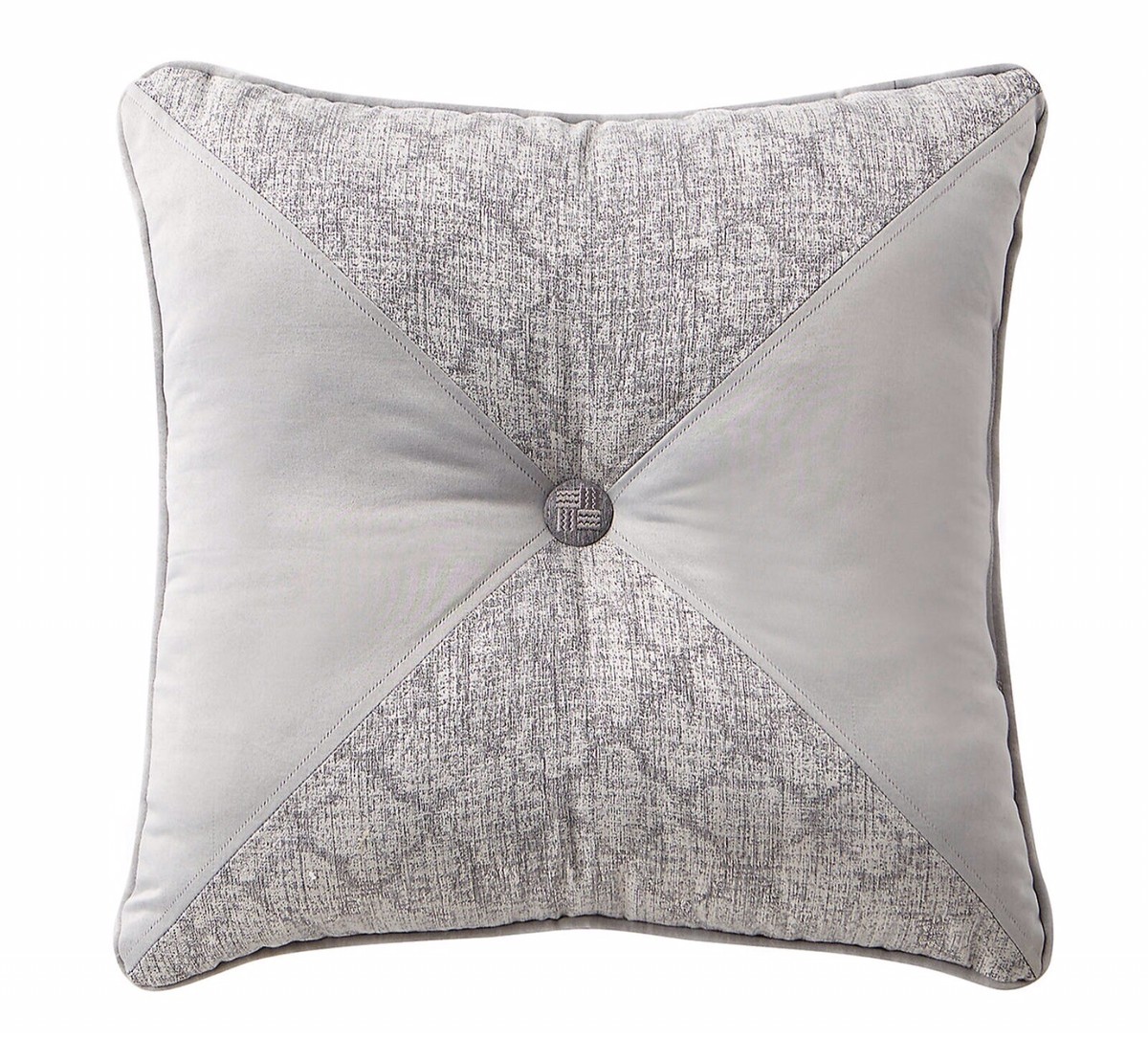 waterford aidan 18 x 18 tufted decorative square pillow