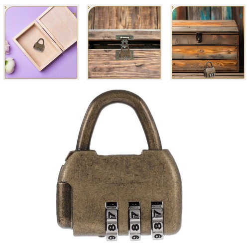 Retro Lock Bag Kleines Vorhängeschloss Für Fitnessstudio -Schließfach - Bild 11 von 12