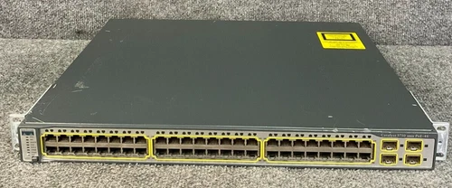 Cisco Catalyst 3750 Series Cisco 3750-48 48-Port Gigabit Ethernet Network Switch