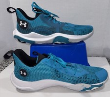 Under Armour Spawn 3 Basketball Shoes Crest Blue Unisex M15 / W16.5 3023738-301
