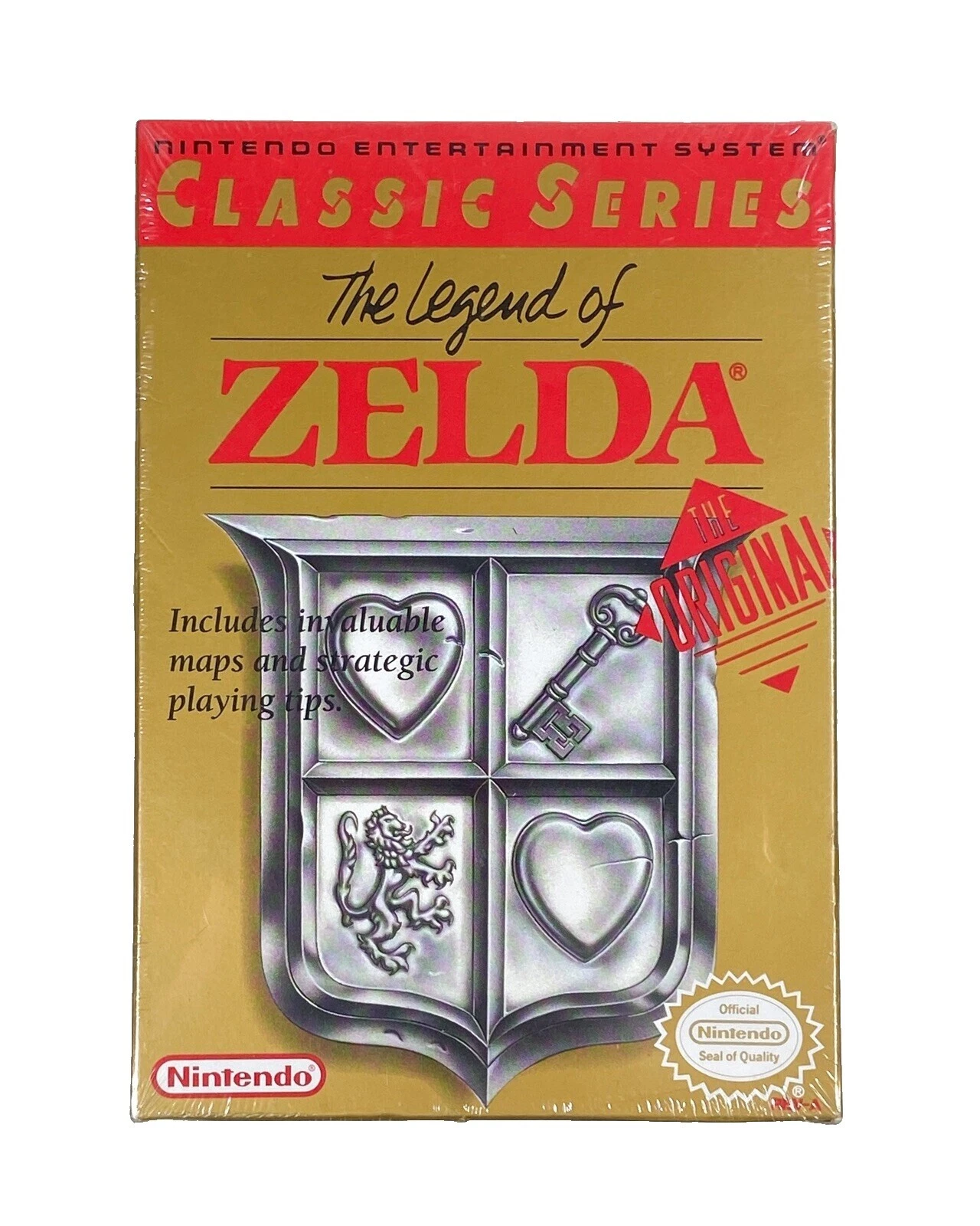 塞尔达传说任天堂 NES 电子游戏带手册