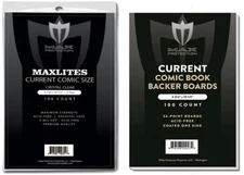 1000 Max Pro Archival Maxlites Super Premium Comic Bags and Boards