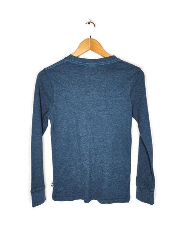 Shaun White Waffle Knit Skull Shirt in Teal Size L - Picture 2 of 7