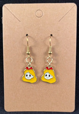 Disney Inspired - Alice - Earrings - Dangle - Gold Hooks - Handmade - D