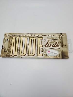 NEW theBalm NUDE'tude Nude Eyeshadow Palette 11.08 g/ 0.382 oz. ~ Sealed ~ New