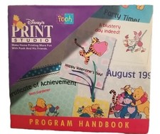 Winnie The Pooh Disney's Print Studio PC CD Windows 1997