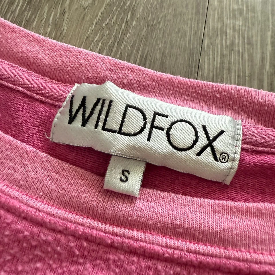 Sudadera WildFox Rosa Brillante Estrellas Brillantes Talla Pequeña Foto 2 de 4