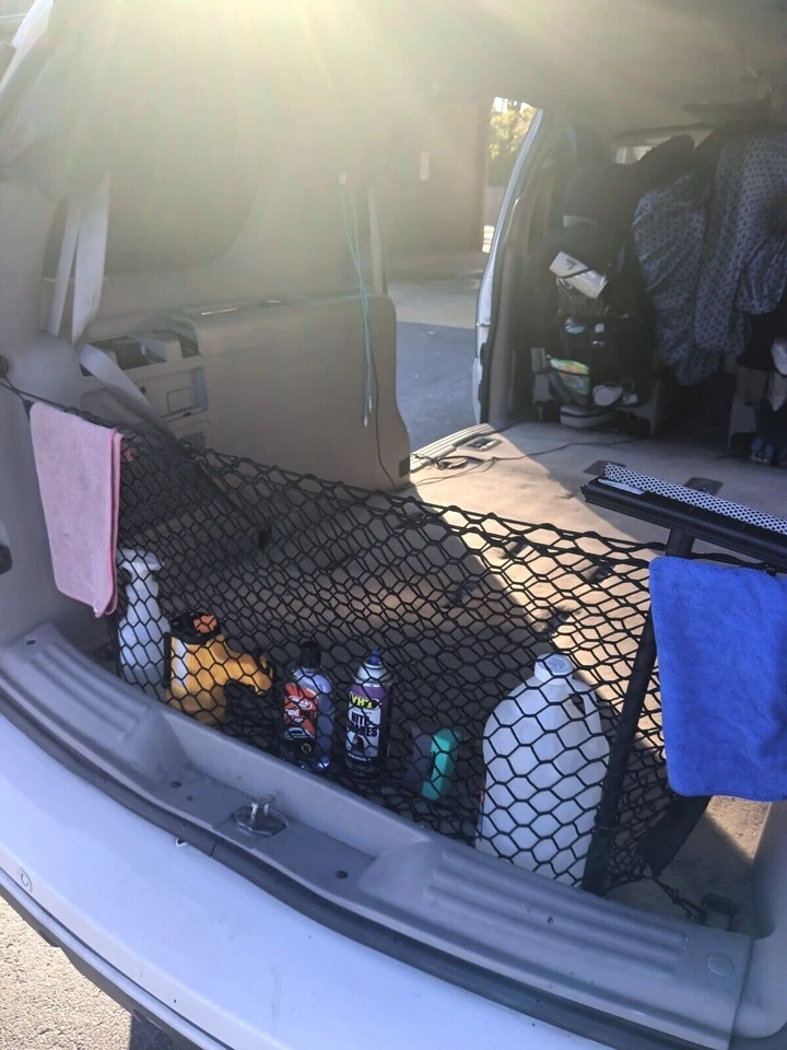 Red de carga organizadora estilo sobre maletero trasero para Chevrolet Uplander 2005-2009 Foto 2 de 4