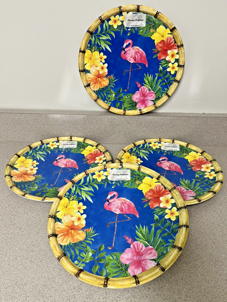 Melamine Dinner Tommy Bahama Dinner Plates Tommy Bahama Pink