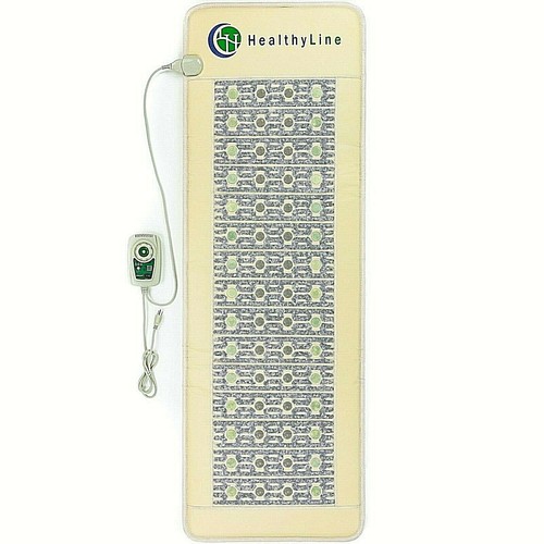 Far Infrared Heating Pad Amethyst Jade Tourmaline Therapy HealthyLine 72" x 24" - Picture 1 of 9