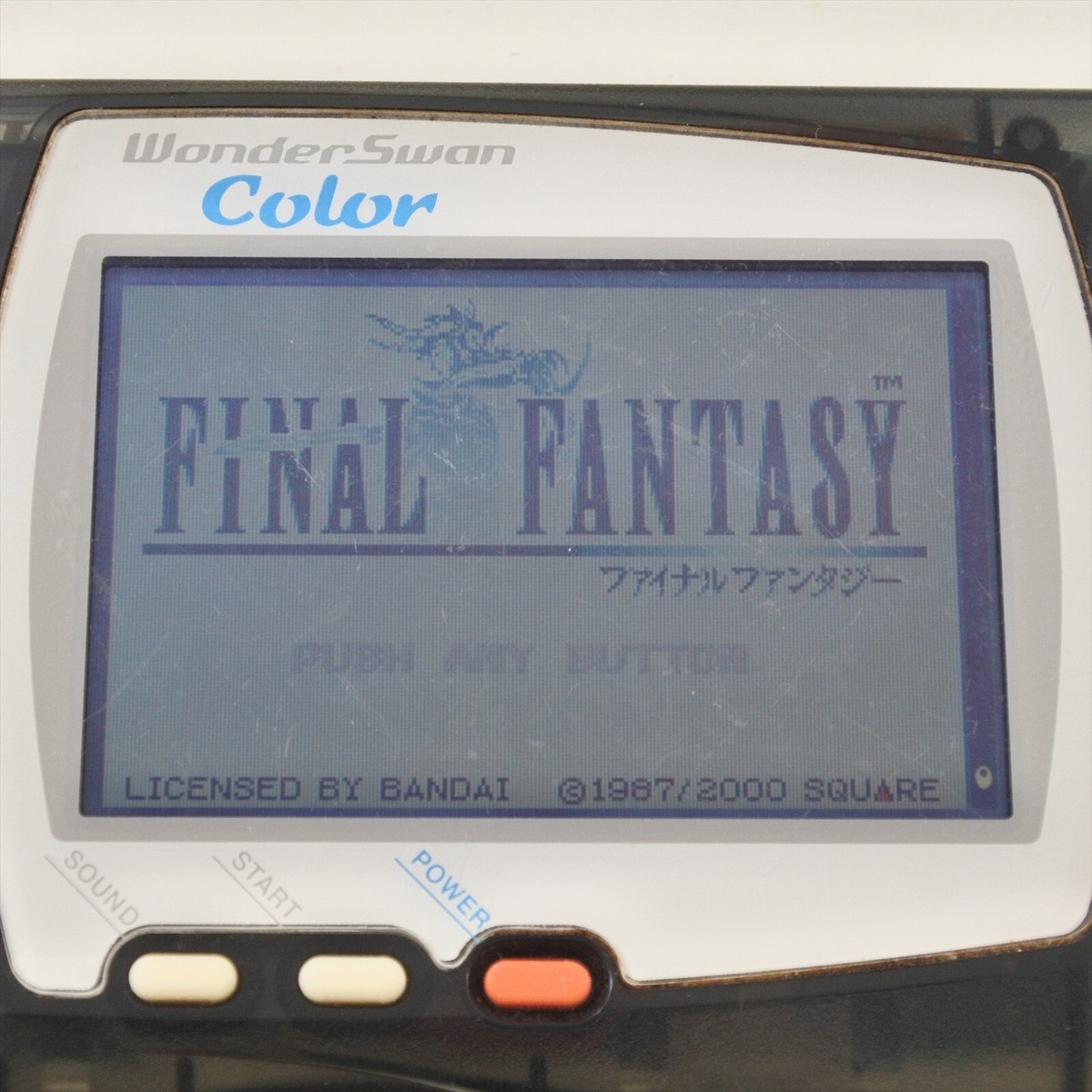 WonderSwan Color Console CRYSTAL BLACK WSC-001 Bandai