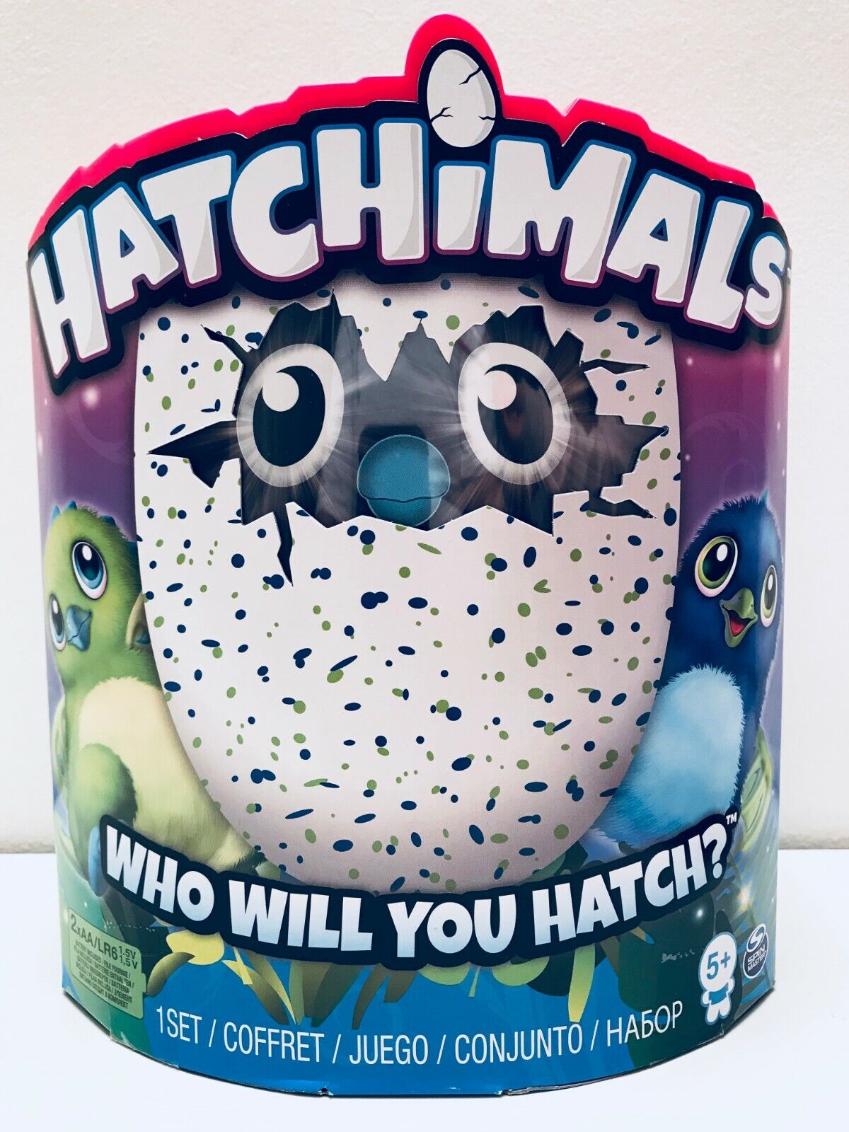 Hatchimals DRAGGLES DRAGON Hatching Egg First Ed SPIN MASTER ROBOTIC TOY PANINI