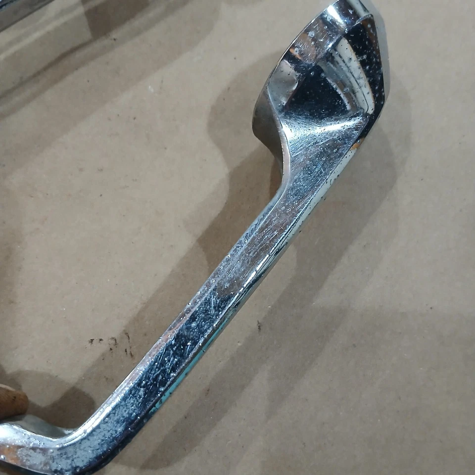 1957-1958 Plymouth Door Handle Window Crank Belvedere Fury Savoy 2 Door Hardtop - Image 4 of 4