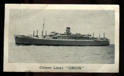 Tabakkarte, Murray Sons, Dampfschiffe, 1939, Orient Liner Orion, #16