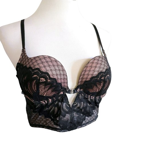 SKIMS Ultimate Push-Up Balconette Bra Onyx Black 34B BA-BAL-5486W