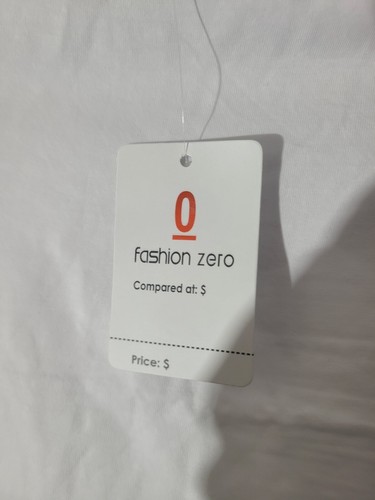 White Fashion Zero Size 7-8 Year Old T Shirt With Blue Stripes On Sleeve - Picture 3 of 4