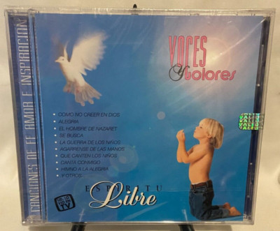 Espiritu Libre - Voces Y Colores CD New - Canciones de Fe, Amor e Inspiracion