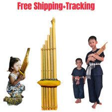 Thai Laos Khaen Mouth Organ Kid Musical Traditional Bamboo Wind instrument Colle