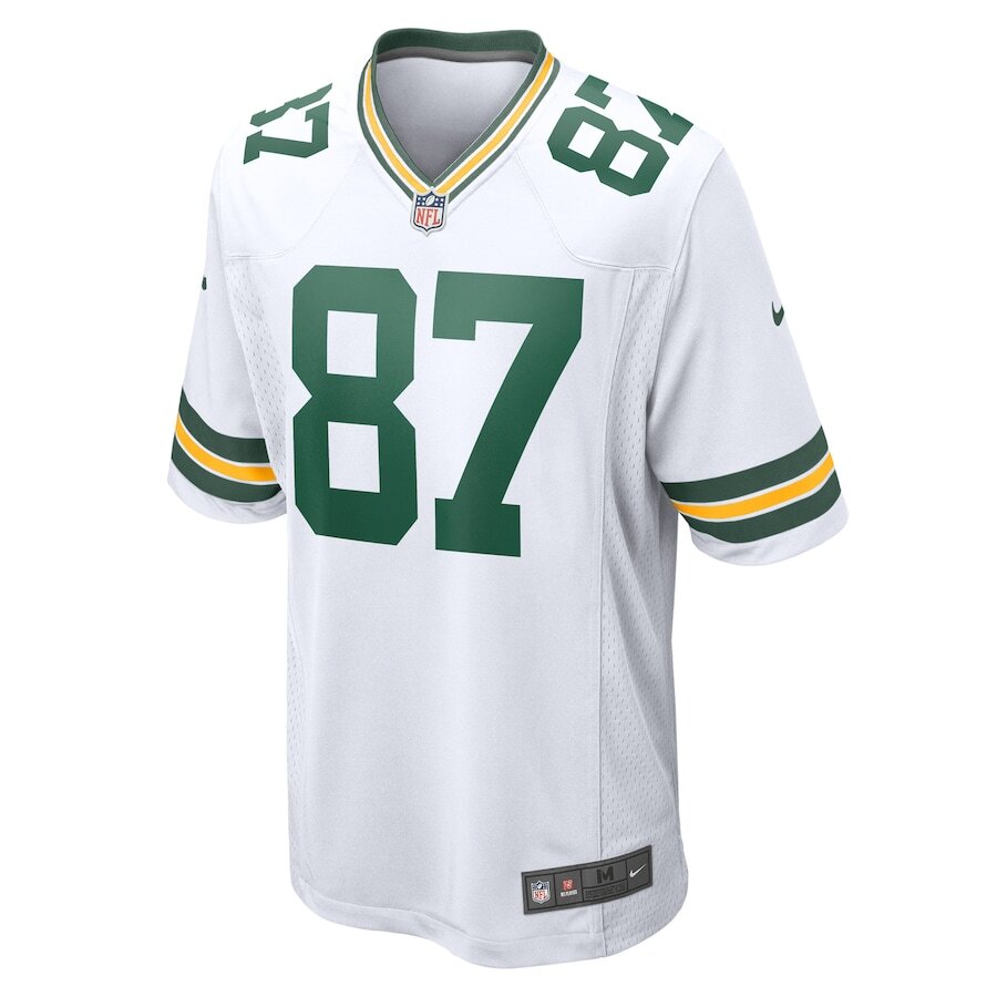 Green Bay Packers Romeo Doubs #87 Nike Men's White 2025 Official