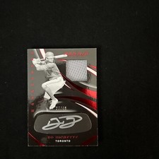 2020 Panini Immaculate  Bo Bichette Auto Material 27/49 Monochrome MC-BO