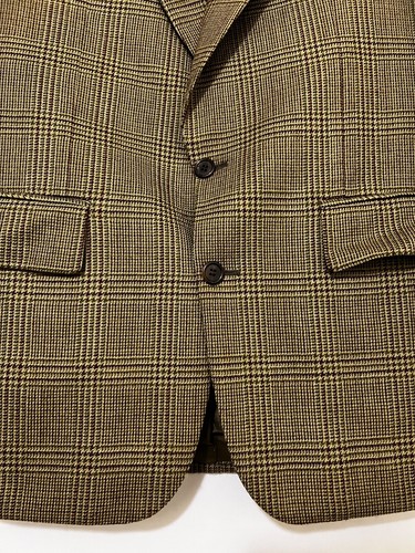 Louis Boston Mens 42R Tweed Plaid Houndstooth 100% Wool English Blazer Jacket - Picture 7 of 14