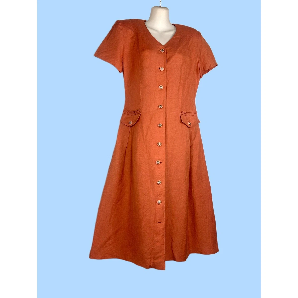 Linen Vintage Dresses for Women for sale | eBay