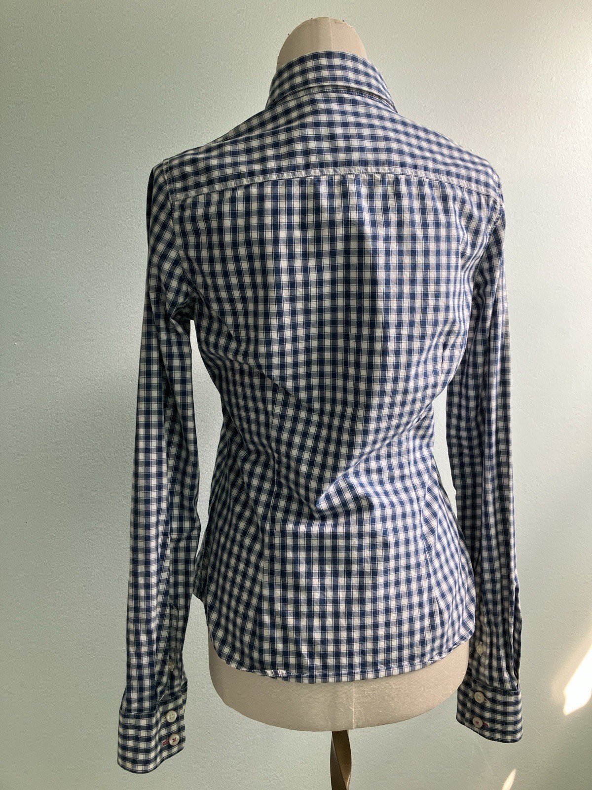 Jack Willis Gingham Buttonfront Shirt Dark Blue A… - image 7