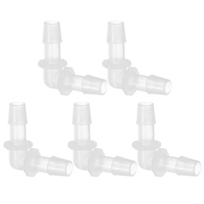 5pcs 90° Elbow for 3/8\'' Plastic Pipe, Beard Joints