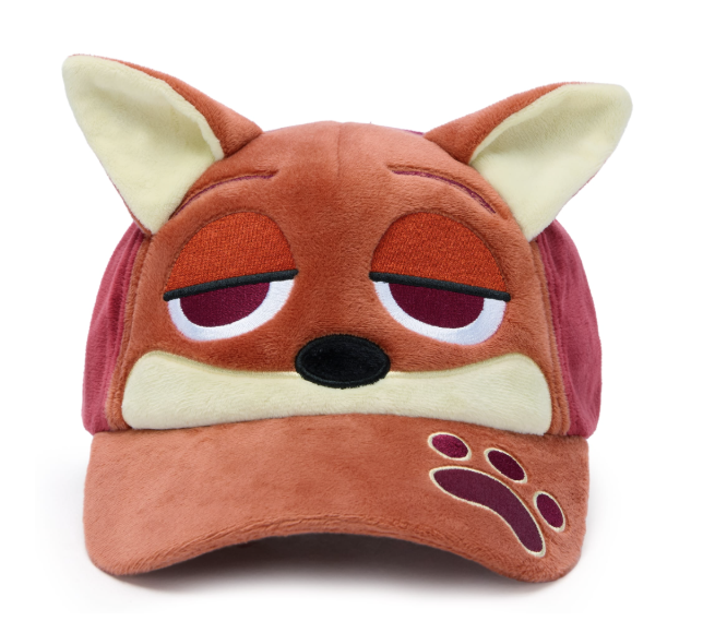Disney Parks Zootopia 2 Nick Wilde Plush Baseball Hat Cap New With