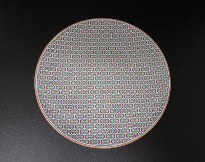 HERMES TIE SET Small Plate 15cm Multicolor Geometric Design France