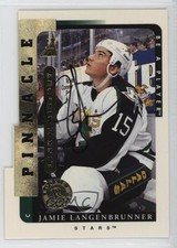 1996-97 Pinnacle Be A Player Link 2 History Jamie Langenbrunner #LTH-6A Auto 1i8