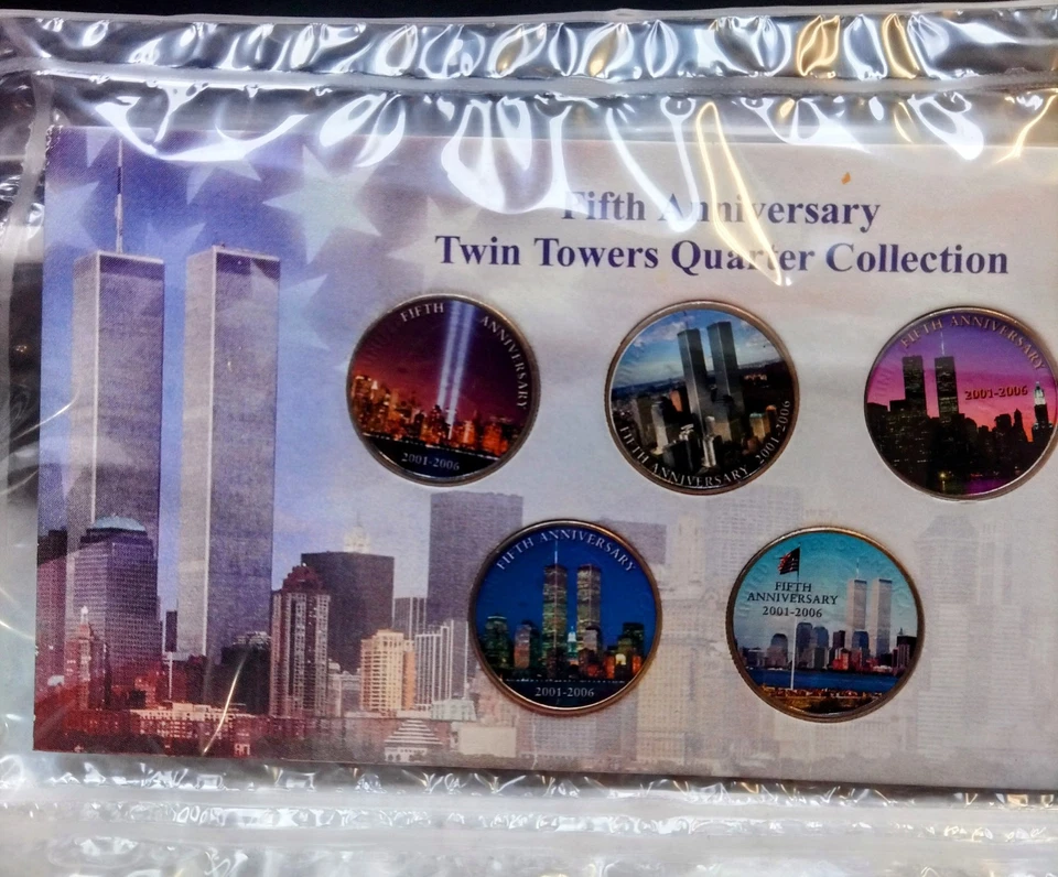 Quarters Statehood*2001 5th*Anniversary 9/11*Twin- Towers Quarter Set - Image 2 of 4