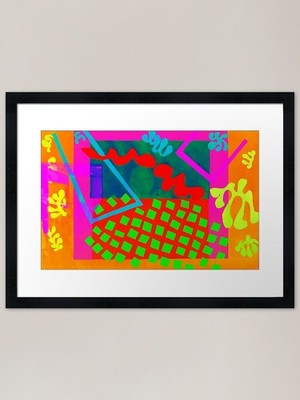 Matisse Rework Photo Art Framed Art Framed Wall Art Poster Canvas Print Picture