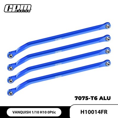 GPM 7075 Alloy High-Clearance Lower Link Bar Set For VANQUISH 1/10 H10 OPtic