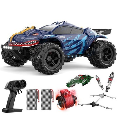 OPEN BOX - DEERC 9308E 1:16 Fast RC Cars for Boys Age 8-12 RC Monster Truck 40