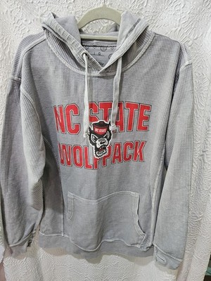 Vintage NC State Wolfpack Hoodie Pressbox By Royce Apparel Sz Large 100% Cotton