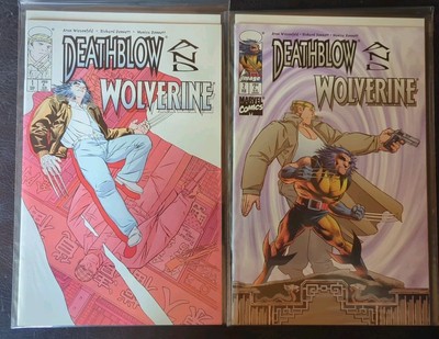 Deathblow and Wolverine #1 & 2 Complete Series Set Image Comics 1996
