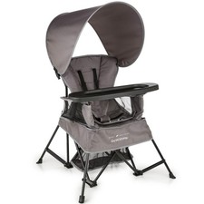 Portable Chair Indoor Outdoor Sun Canopy 3 Child Growth Stages Grey