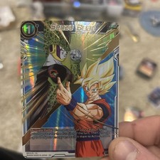 Dragon Ball Super Card Game Senzu Bean Gold Stamped BT1-053 C Foil NM Goku, Cell