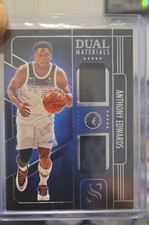 2024-25 Panini Silhouette - Dual Materials Anthony Edwards #DMA-ANT (MEM)