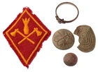 Military engineering button WW1 Ring Devil WWI Satan Evil Lucifer Russian empire