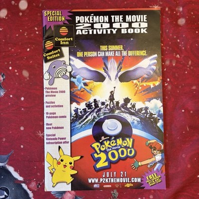 Pokémon 2000 Activity Book New Y2K Special Edition Pikachu Ash Movie