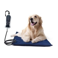 Pet Heating Pad, Electric Dog Cat Heating Pad with 6 Adjustable M: 18"x 18"