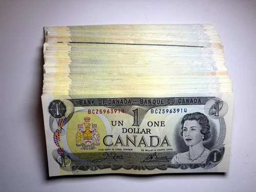 Canada 1973 $1 One Dollar Banknote