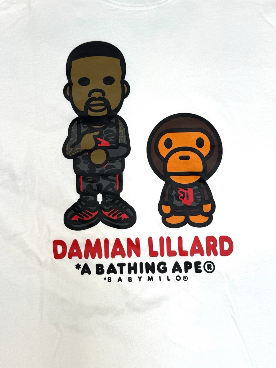 Adidas Bape X Dame 9 Baby Milo - Damian Lillard & The Baby Milo T